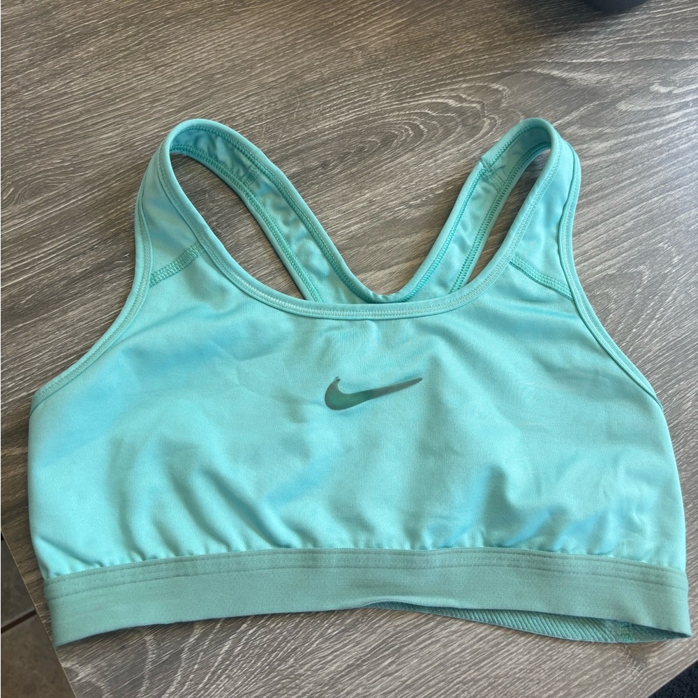 Aqua Nike Dri-Fit Medium sports bra